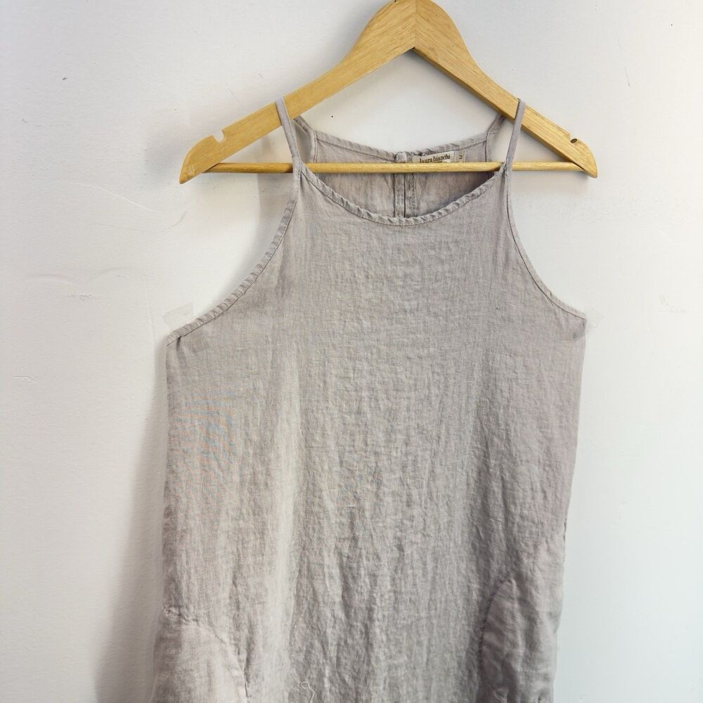Laura Bianchi 100% Linen Maxi Dress - Picture 3 of 15